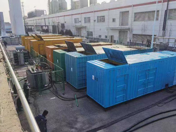 长治柴油发电机出租案例展示